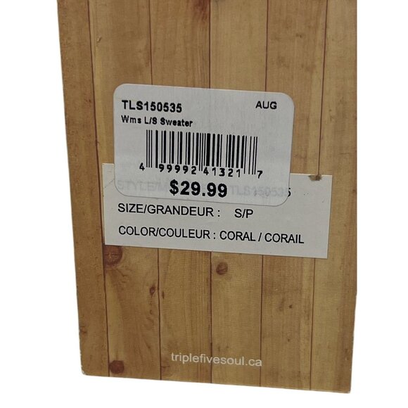 Triple Five Soul Women Long Sleeve Open Knit Sweater S/P Boho Colorful Oversized - Picture 5 of 9